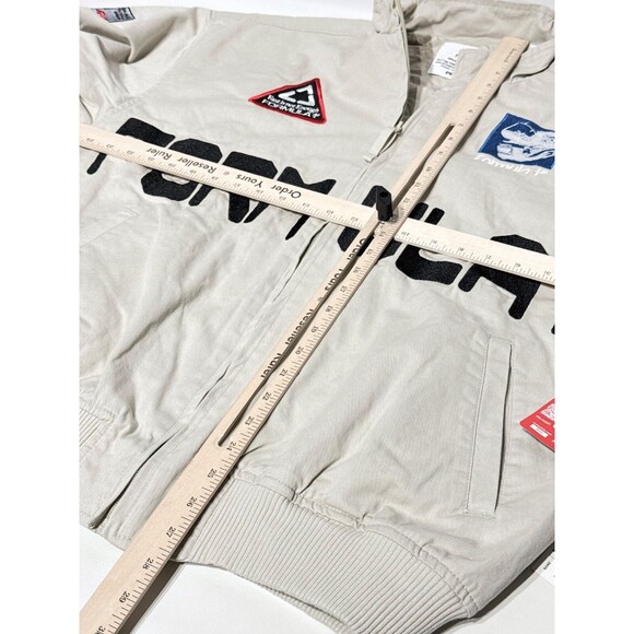 NWT $150 F1 Formula 1 x PacSun Ground Effect Racing Jacket 2024 Cream Men Size M - Picture 16 of 16